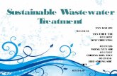Sustainable wastewater treatment