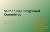 Community-wide presentation at 5/20 FOSB meeting