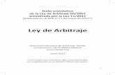 Ley de Arbitraje