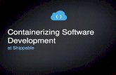 CloudDevelop 2014 - Containerizing Application Development