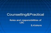 Counselling & practical