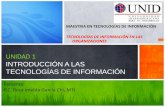 Unidad 1. introducción a las tecnologías de información