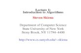Skiena algorithm 2007 lecture01 introduction to algorithms
