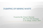Dumping of mining waste (2)