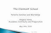 Parents seminar