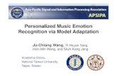 Personalized Music Emotion Recognition via Model Adaptation