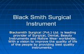 Quality Dental and Surgical Instrument Manufacturer - Black Smith Surgical