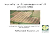 Improving the nitrogen responses of UK wheat varieties