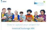 How to upload a project in InnovaChallenge MX