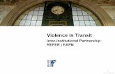 Violence in Transit. Inter-institutional Partnership REFER | EAPN, by Nadir Fernandes