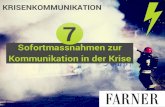 7 Sofortmassnahmen zur Kommunikation in der Krise