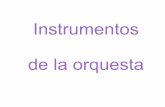 Intrumentos de la orquesta by Luzma