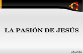 La pasión de Jesús
