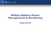 Military Vehicle Battery Monitoring & Management
