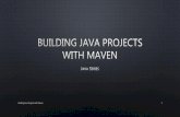 Building java projects with maven