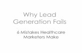 6 mistakes healthcare marketers make