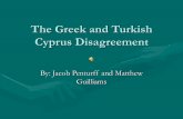 The Greek And Turkish Cyprus Disagreement