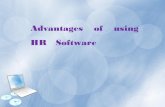 Advantages of using hr software