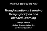 Transformational Learning Design for Open and Blended Learning