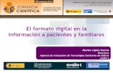 El formato digital en la información a pacientes y familiares