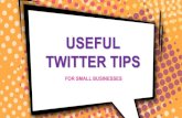 Useful Twitter Tips