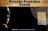 Private function venue