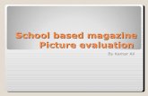 School based magazine picture evaluation
