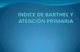 Indice de barthel y atención primaria