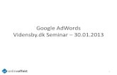 Google AdWords annoncering - godt i gang