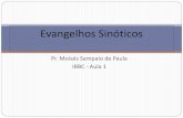Evangelhos sinóticos aula1