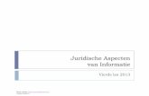 Juridische Aspecten van Informatie - Les 4