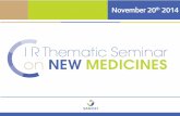 2014 - IR - Thematic Seminar on New Medicines