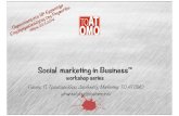 Social marketing in business™ @ 18o Εργαστήρι Επιχειρηματικότητας