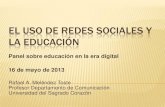 Educación y redes sociales 16may13