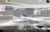 Commercial Properties in Pune by Real Estate Developers like Panchshil Realty