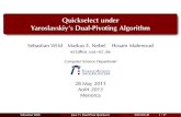 Quickselect Under Yaroslavskiy's Dual Pivoting Algorithm