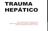 Anatomia hepatica y Trauma hepático