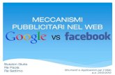 Meccanismi pubblicitari, google vs facebook