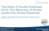 Resumen informe 2013 de Social Business de Brian Solis y Charlene Li
