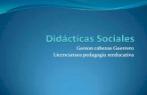 Didácticas sociales