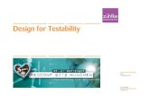 Design for Testability (MedConf 2012)