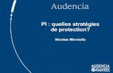 Audencia : "protection de l'identité, quelles stratégies de protection ?"