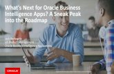 What’s Next for Oracle Business Intelligence Applications? A Sneak Peek at the Roadmap