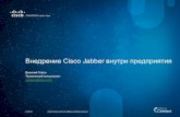Внедрение Cisco Jabber внутри предприятия
