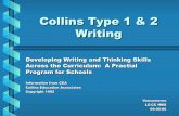 Collins Type 1 & 2 Writing
