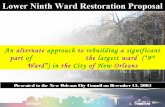 Proposal to Restore the Lower 9th Ward