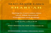 Man-Made Laws Vs. Shari’ah