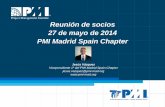 Reunión de socios pmi madrid spain chapter   27-mayo-2014