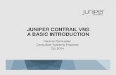 Juniper Contrail VNSA BASIC introduction