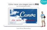 Cómo hacer una imagen para tu Blog en sólo 5 minutos, con Canva.